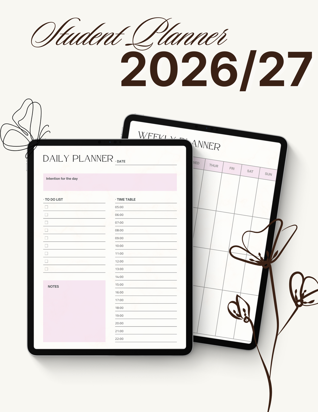 Student Planner - Printable Digital