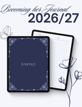 Becoming Her Journal | Printable Self-Love, Personal Growth Journal | 30-Page Digital PDF