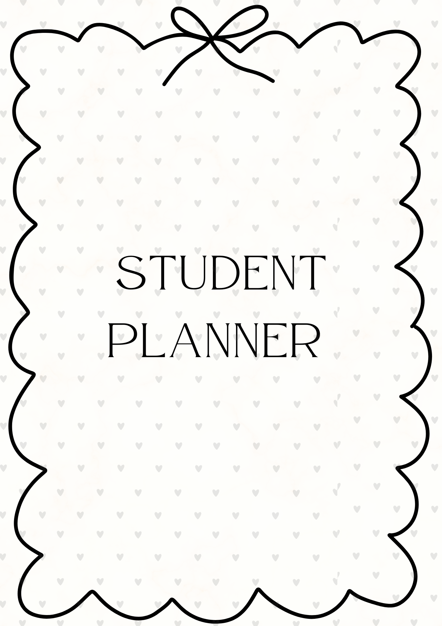 Student Planner - Printable Digital